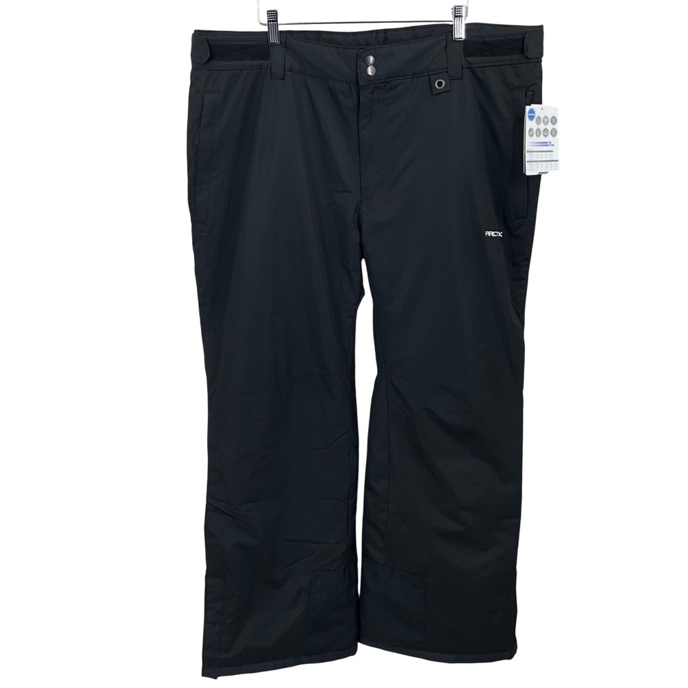 Arctix Snow Pants Mens XL Black Polyester Insulated‎ Ski Snowboard 1900 NEW